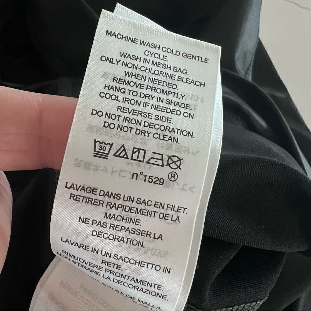 LAUREN RALPH LAUREN Coated Jersey Leggings Tights Black Sz S Small - Picture 11 of 11